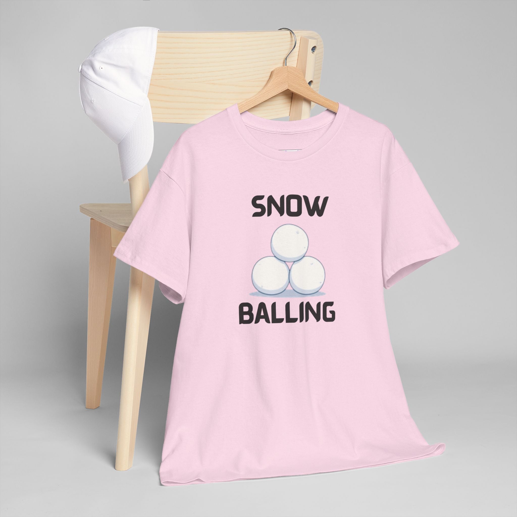 Snow Balling T-Shirt – Funny Novelty Tee with Cheeky Humour