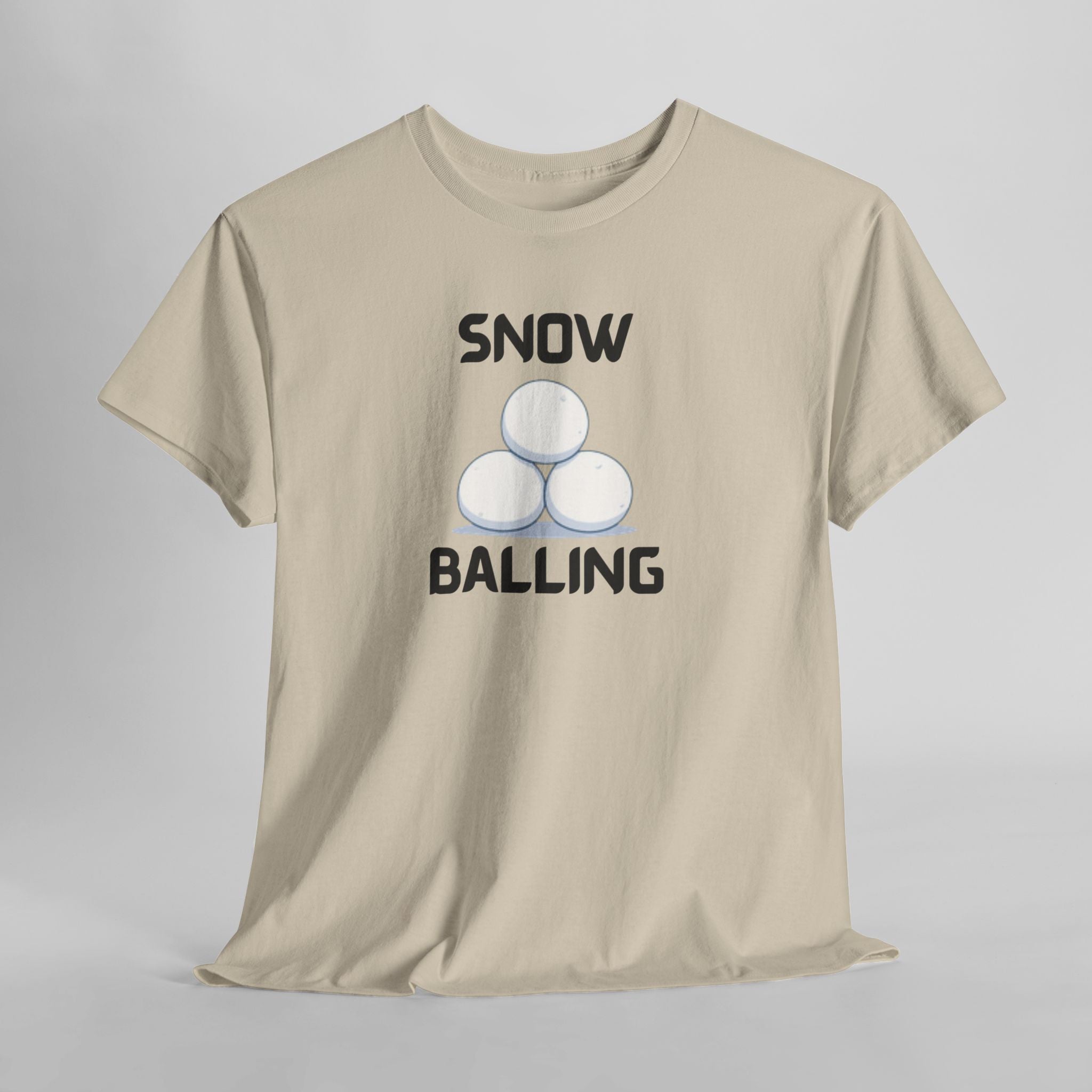 Snow Balling T-Shirt – Funny Novelty Tee with Cheeky Humour