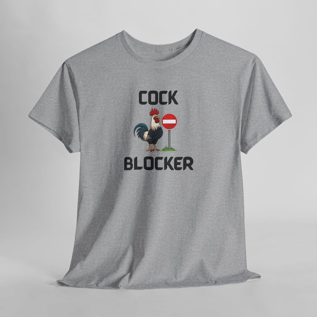 Cock Blocker T-Shirt – Funny Novelty Tee with Cheeky Humour