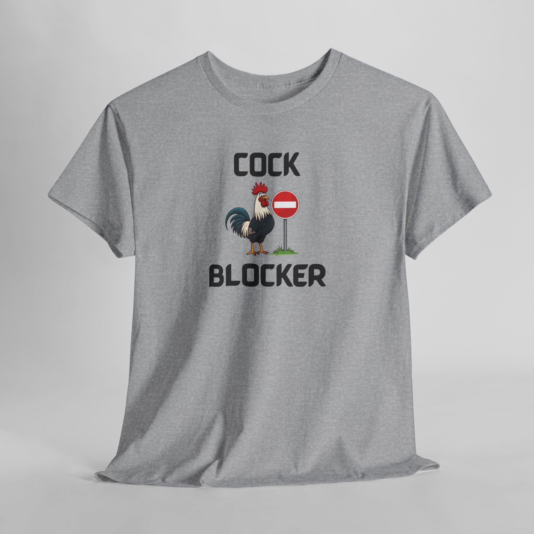 Cock Blocker T-Shirt – Funny Novelty Tee with Cheeky Humour