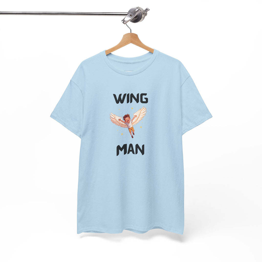 Wing Man T-Shirt – Funny Novelty Tee for Stag Do’s, Prank Gifts & Nights Out