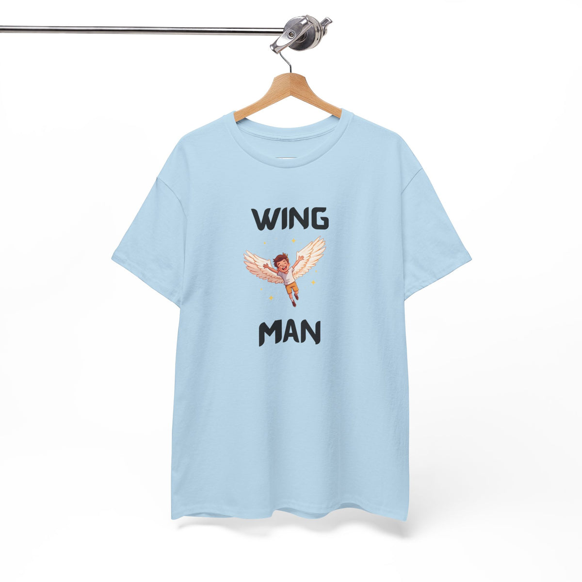 Wing Man T-Shirt – Funny Novelty Tee for Stag Do’s, Prank Gifts & Nights Out