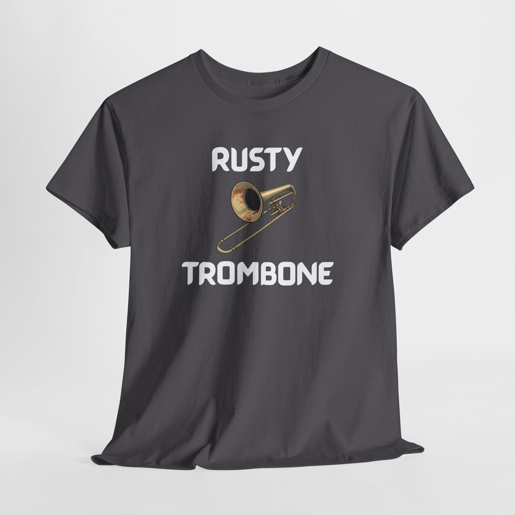 Rusty Trombone T-Shirt – Funny Novelty Tee with Cheeky Humour