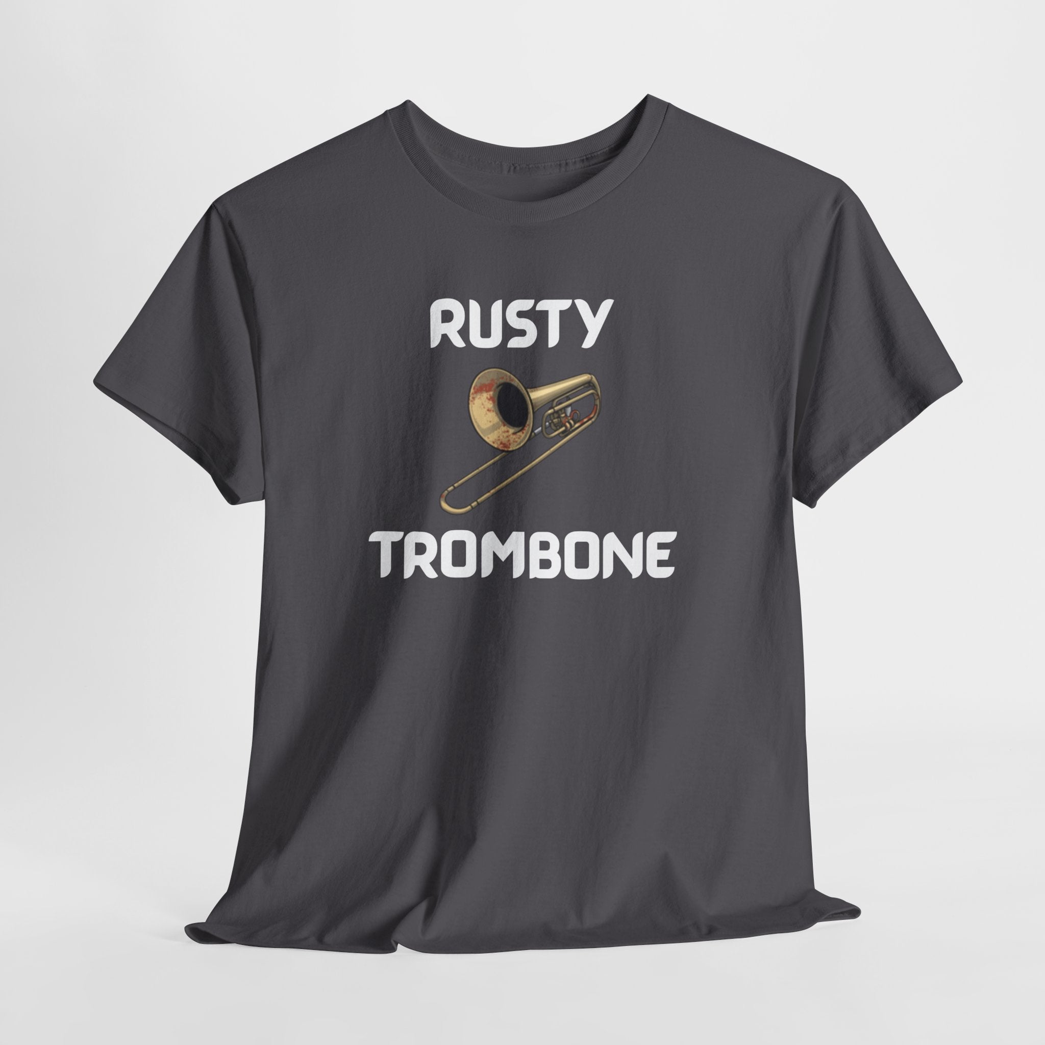 Rusty Trombone T-Shirt – Funny Novelty Tee with Cheeky Humour