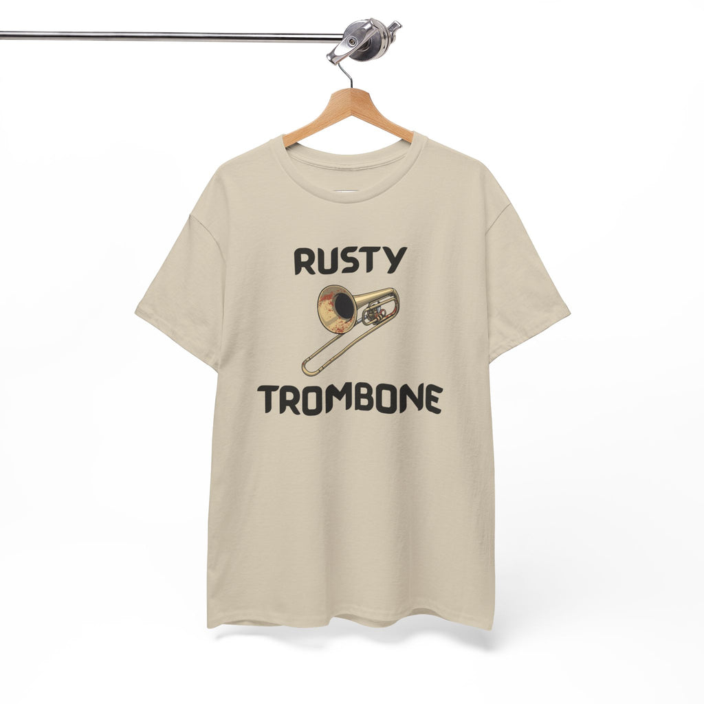 Rusty Trombone T-Shirt – Funny Novelty Tee with Cheeky Humour