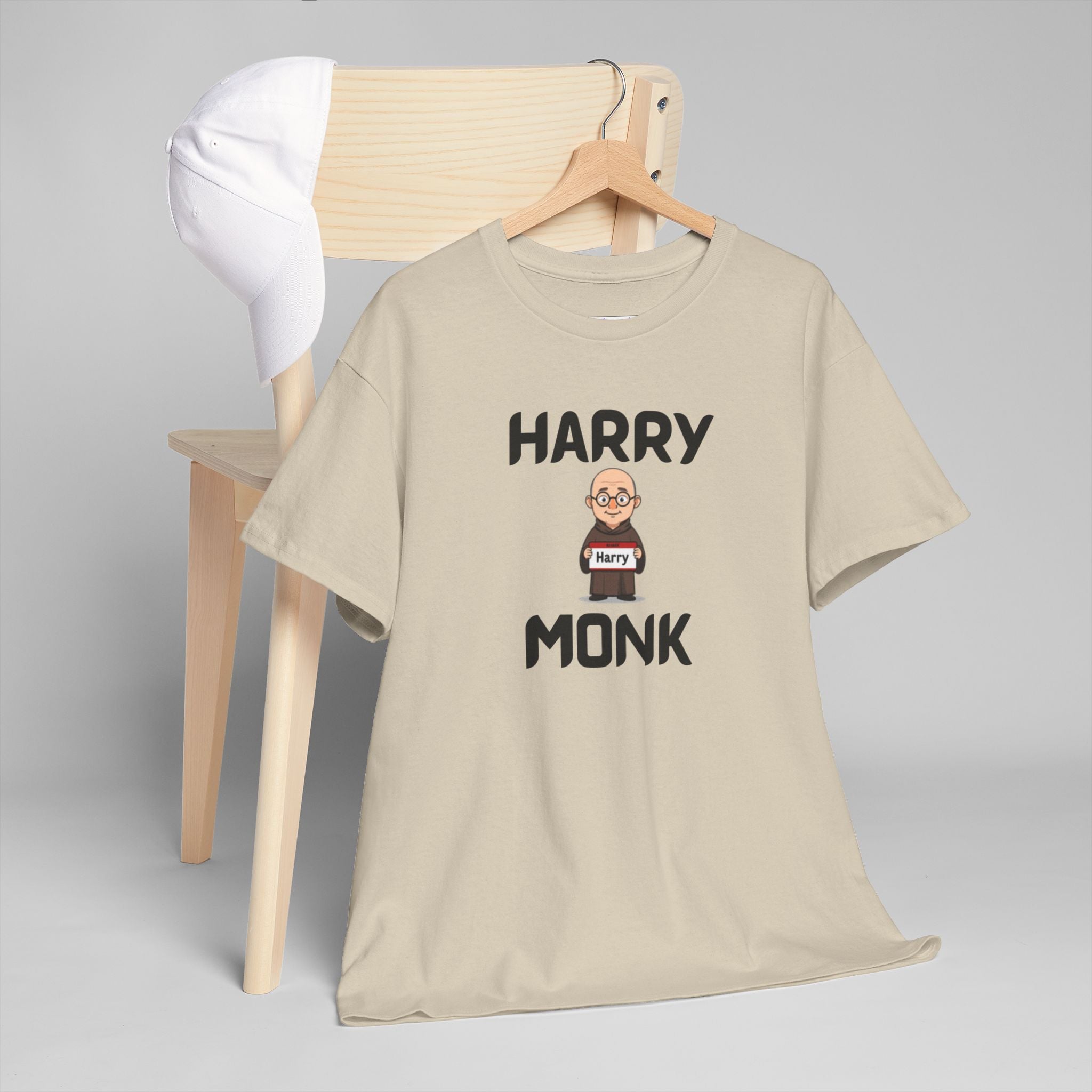 Harry Monk T-Shirt – Funny Novelty Tee with Cheeky Wordplay