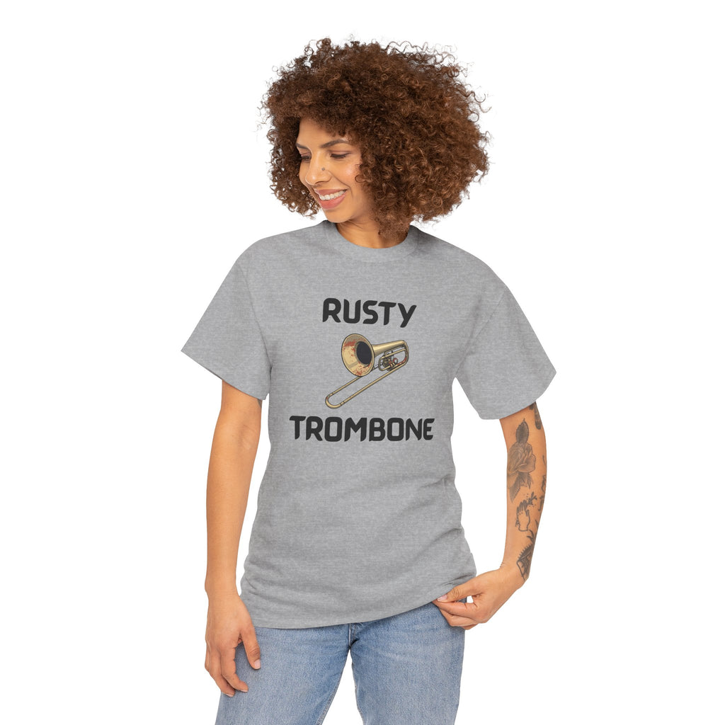 Rusty Trombone T-Shirt – Funny Novelty Tee with Cheeky Humour