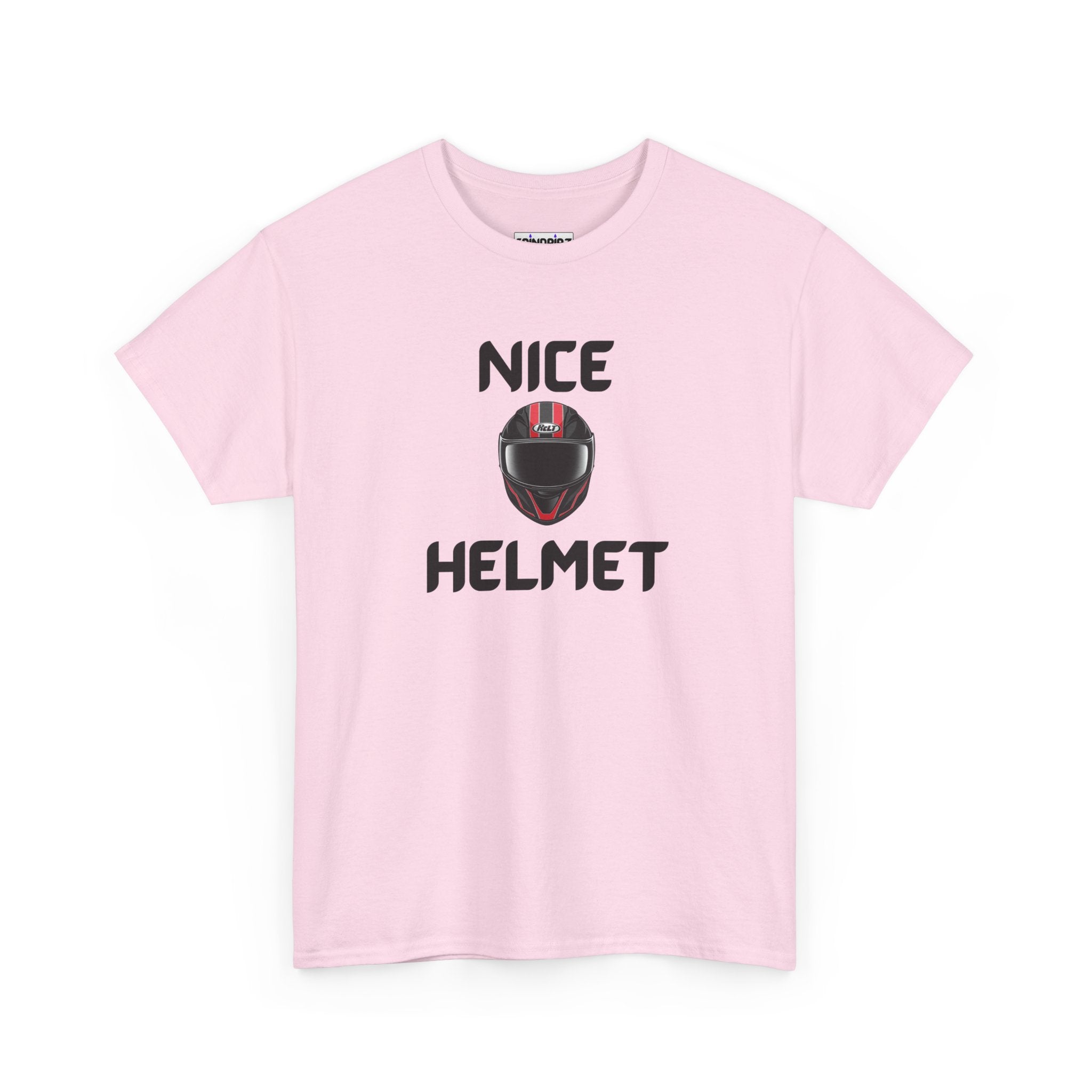 Nice Helmet T-Shirt – Funny Novelty Tee with Cheeky Wordplay