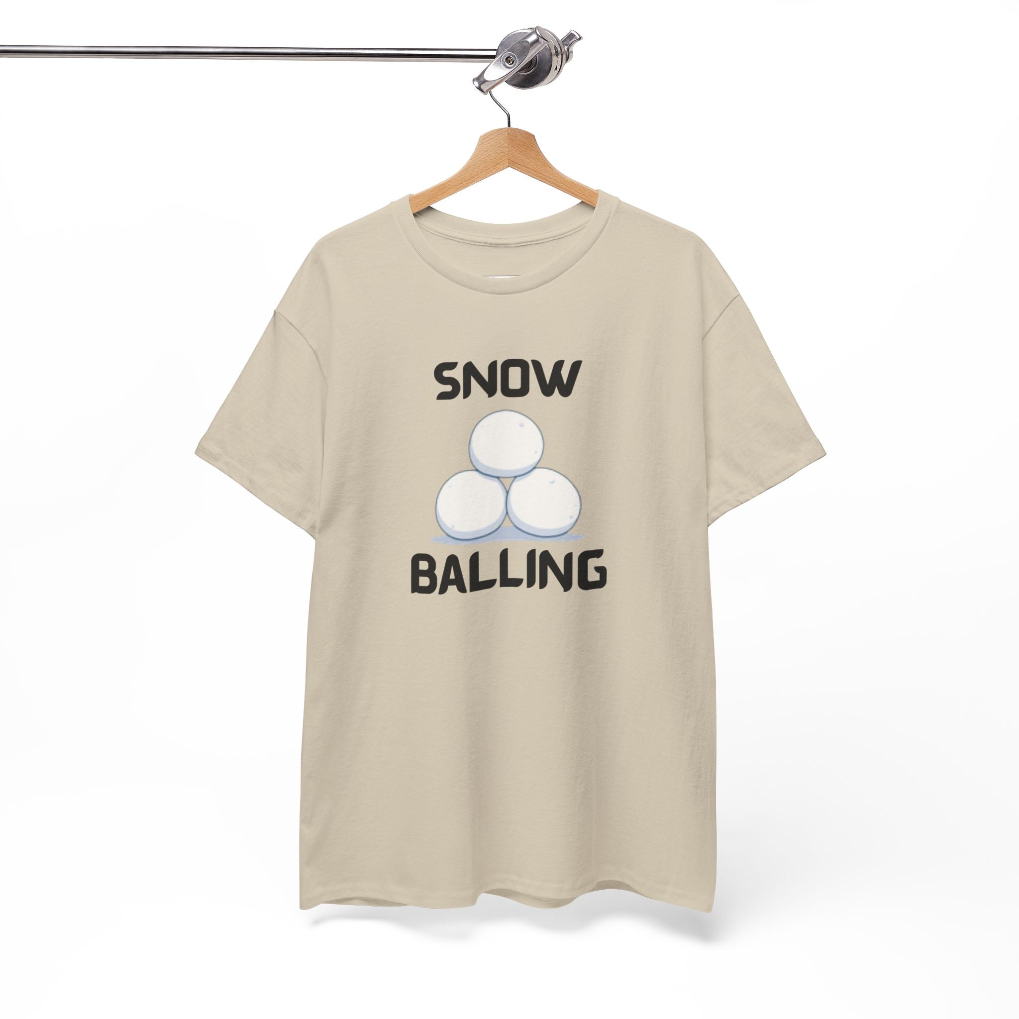 Snow Balling T-Shirt – Funny Novelty Tee with Cheeky Humour