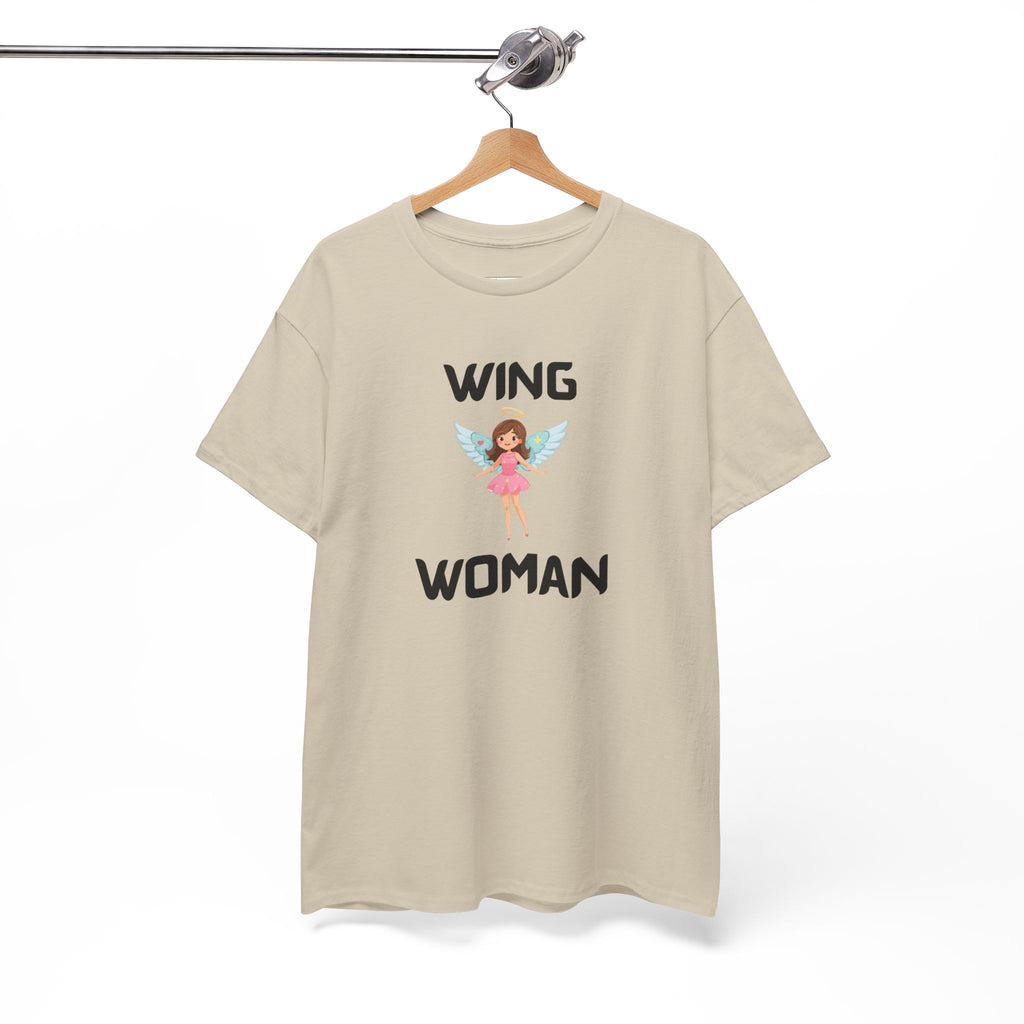 Wing Woman T-Shirt – Funny Novelty Tee for Hen Do’s, Prank Gifts & Nights Out
