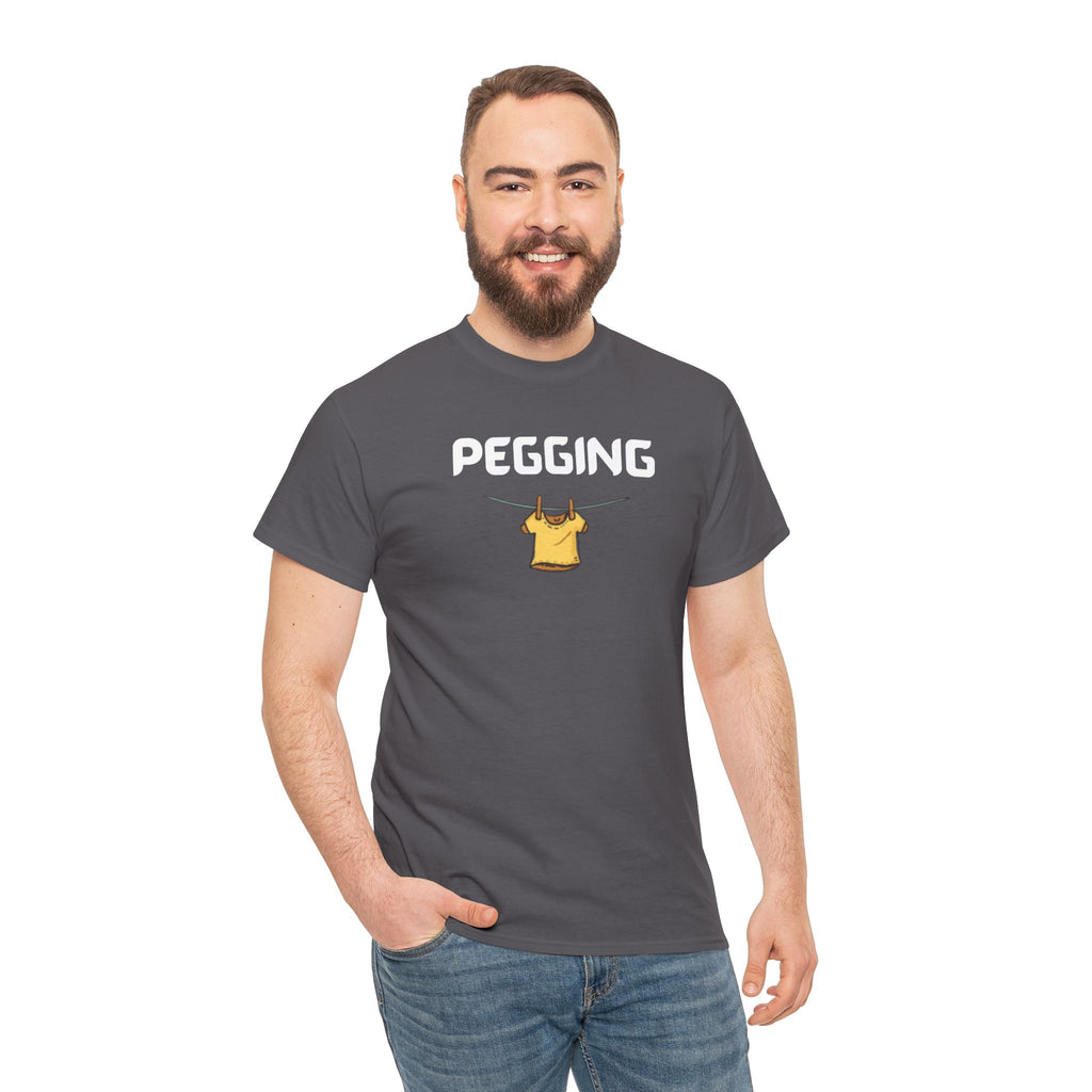 Pegging T-Shirt – Funny Novelty Tee with Cheeky Wordplay