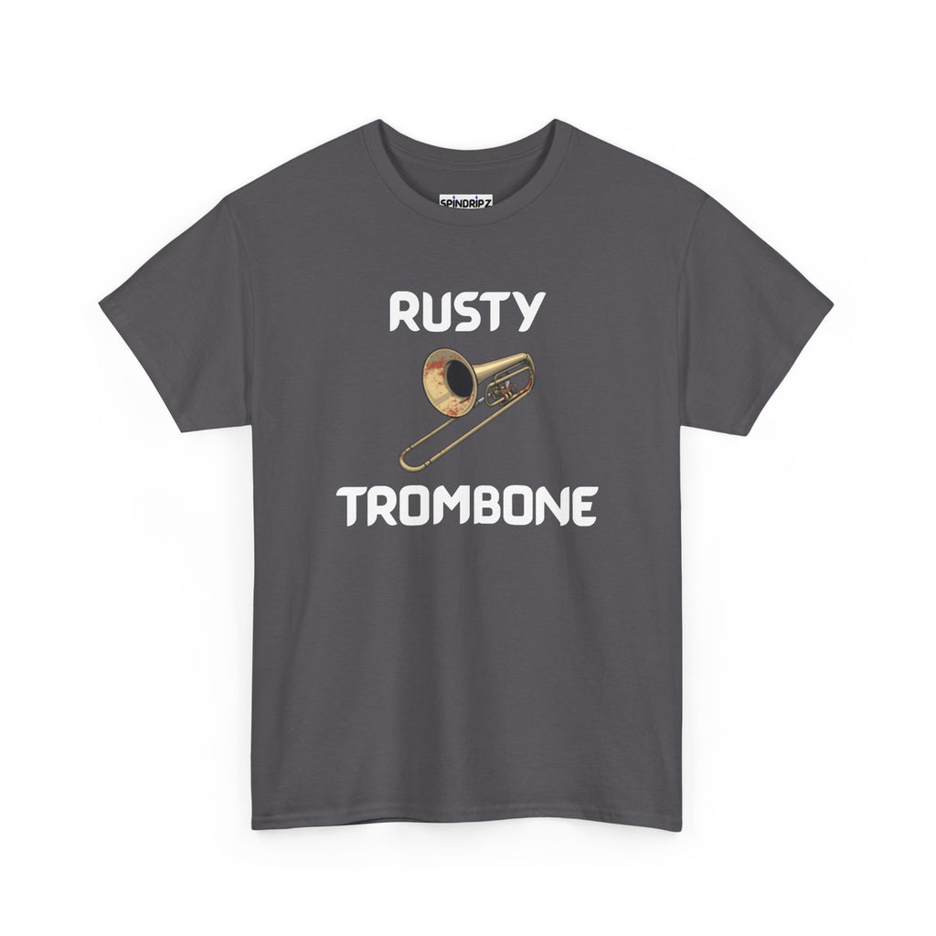 Rusty Trombone T-Shirt – Funny Novelty Tee with Cheeky Humour
