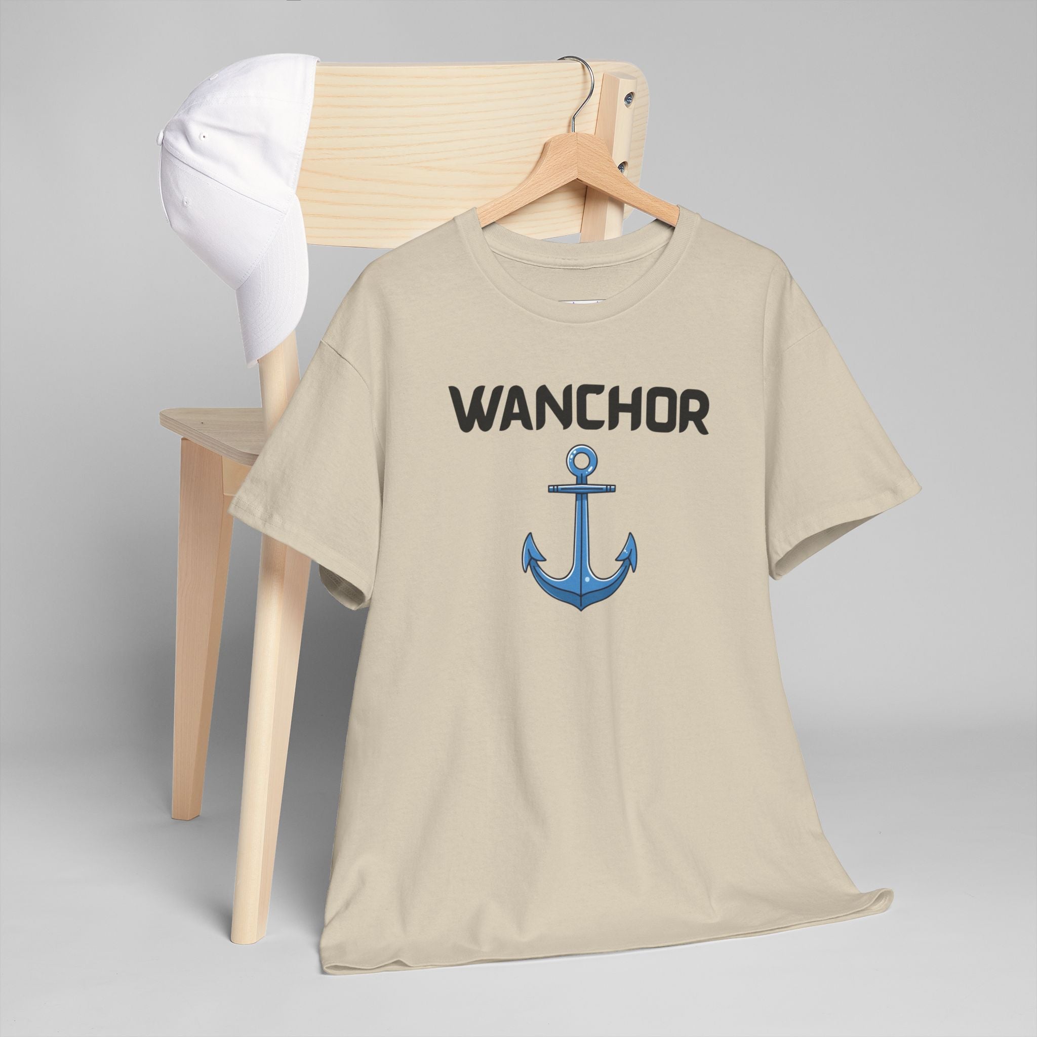 Wanchor T-Shirt – Funny Novelty Tee with Cheeky British Humour