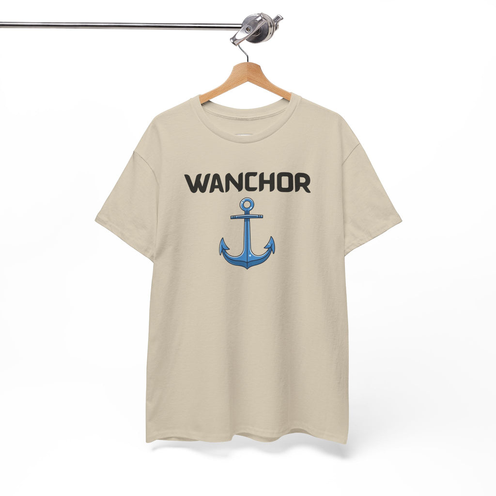 Wanchor T-Shirt – Funny Novelty Tee with Cheeky British Humour