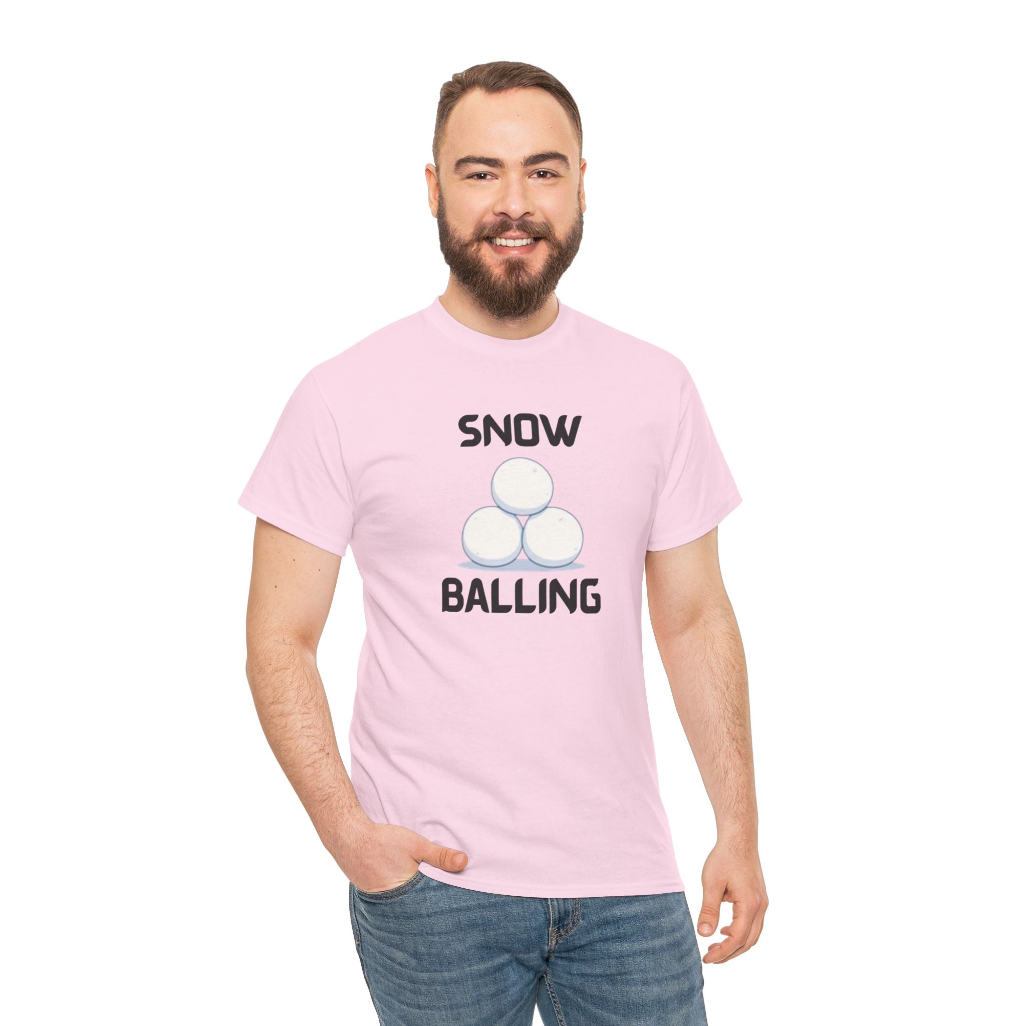 Snow Balling T-Shirt – Funny Novelty Tee with Cheeky Humour