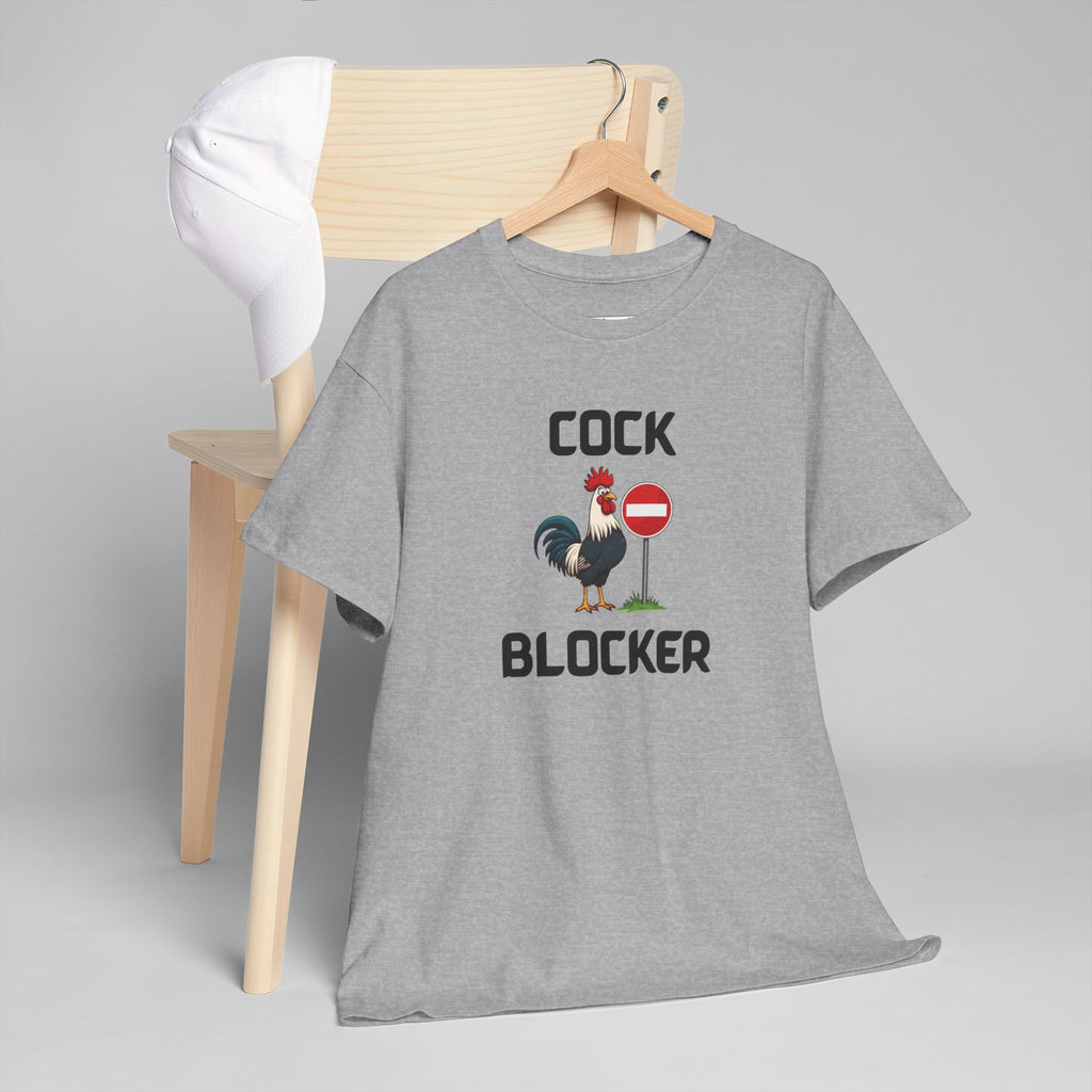Cock Blocker T-Shirt – Funny Novelty Tee with Cheeky Humour