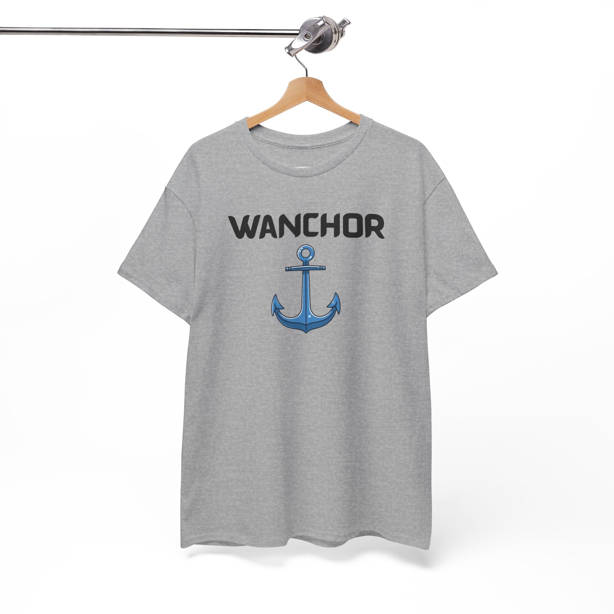 Wanchor T-Shirt – Funny Novelty Tee with Cheeky British Humour