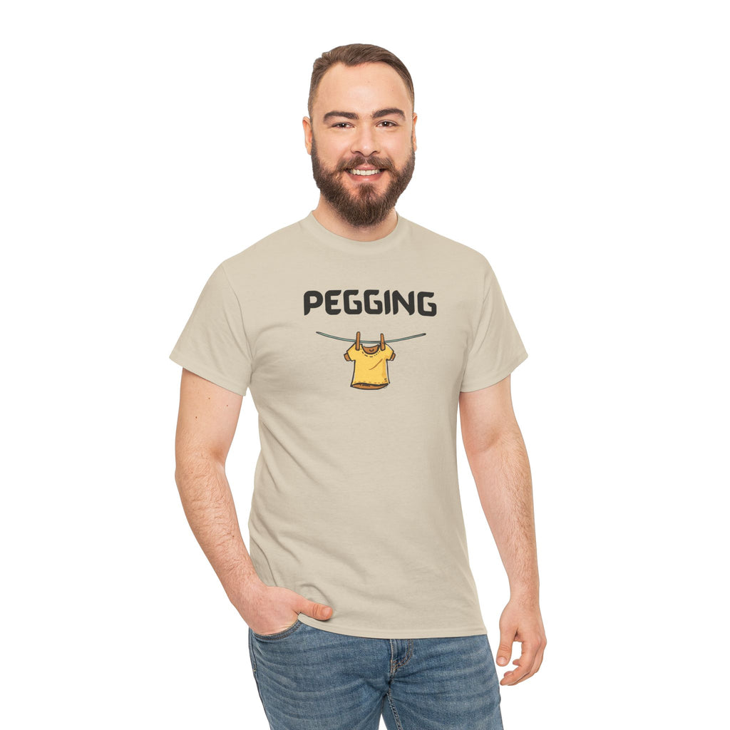 Pegging T-Shirt – Funny Novelty Tee with Cheeky Wordplay