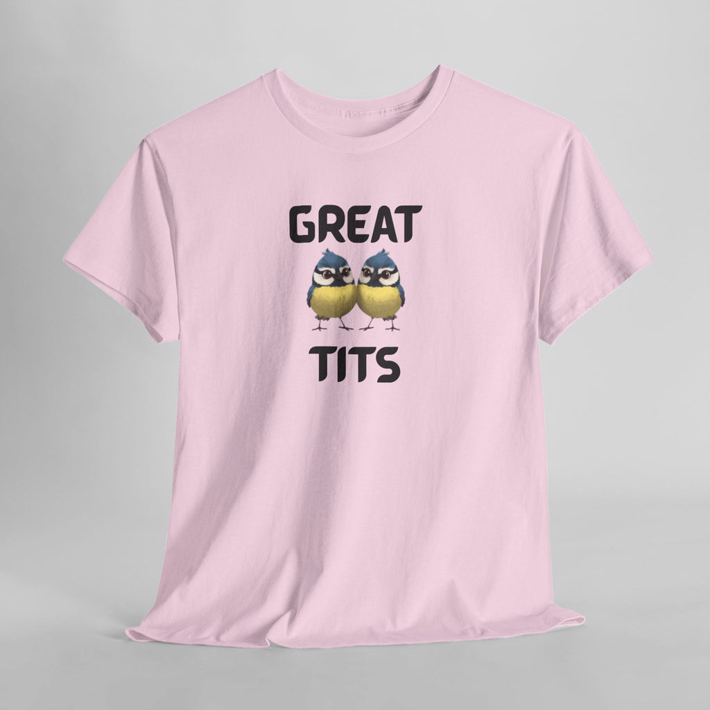 Great Tits T-Shirt – Funny Novelty Tee with Cheeky Wordplay