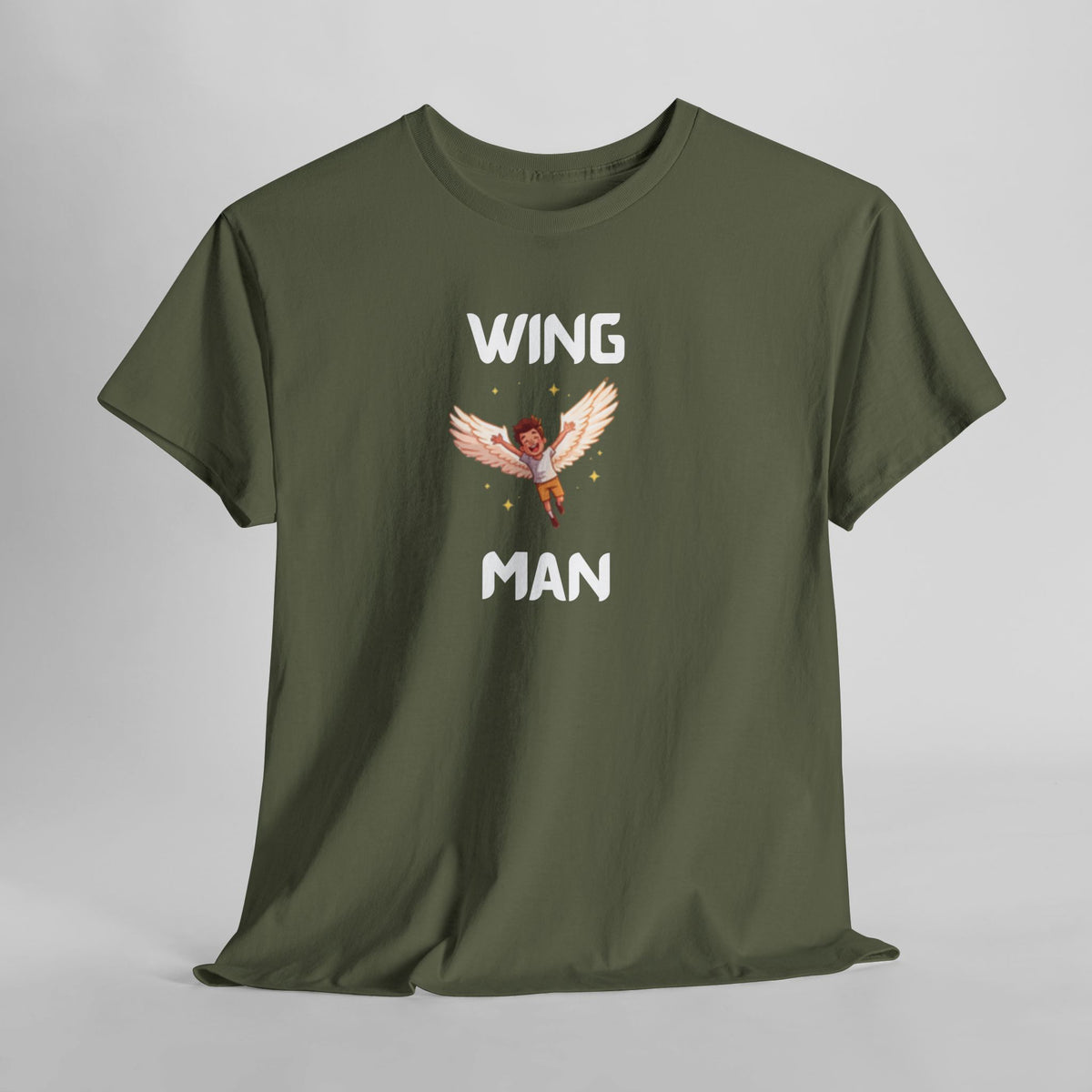 Wing Man T-Shirt – Funny Novelty Tee for Stag Do’s, Prank Gifts & Nights Out