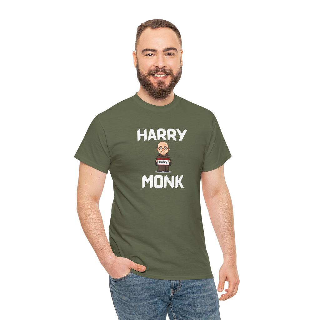 Harry Monk T-Shirt – Funny Novelty Tee with Cheeky Wordplay