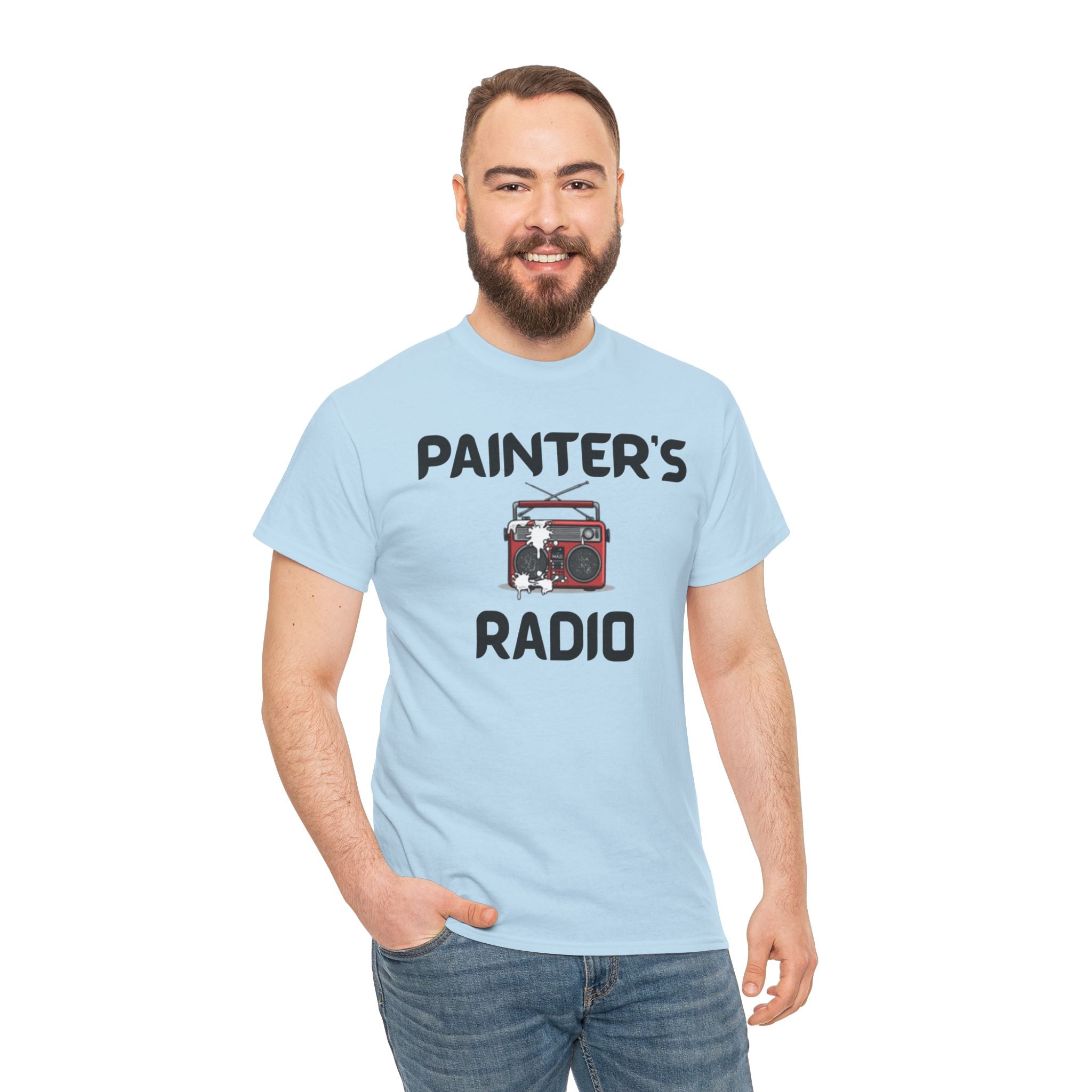 Painter’s Radio T-Shirt – Funny Decorator Gift with a Sense of Humour