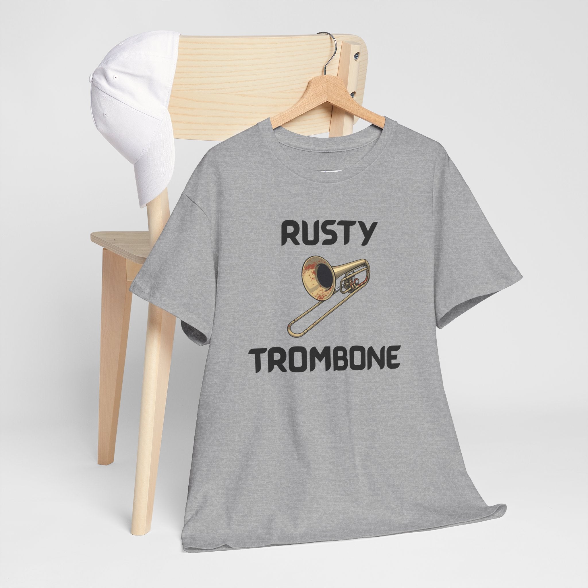 Rusty Trombone T-Shirt – Funny Novelty Tee with Cheeky Humour